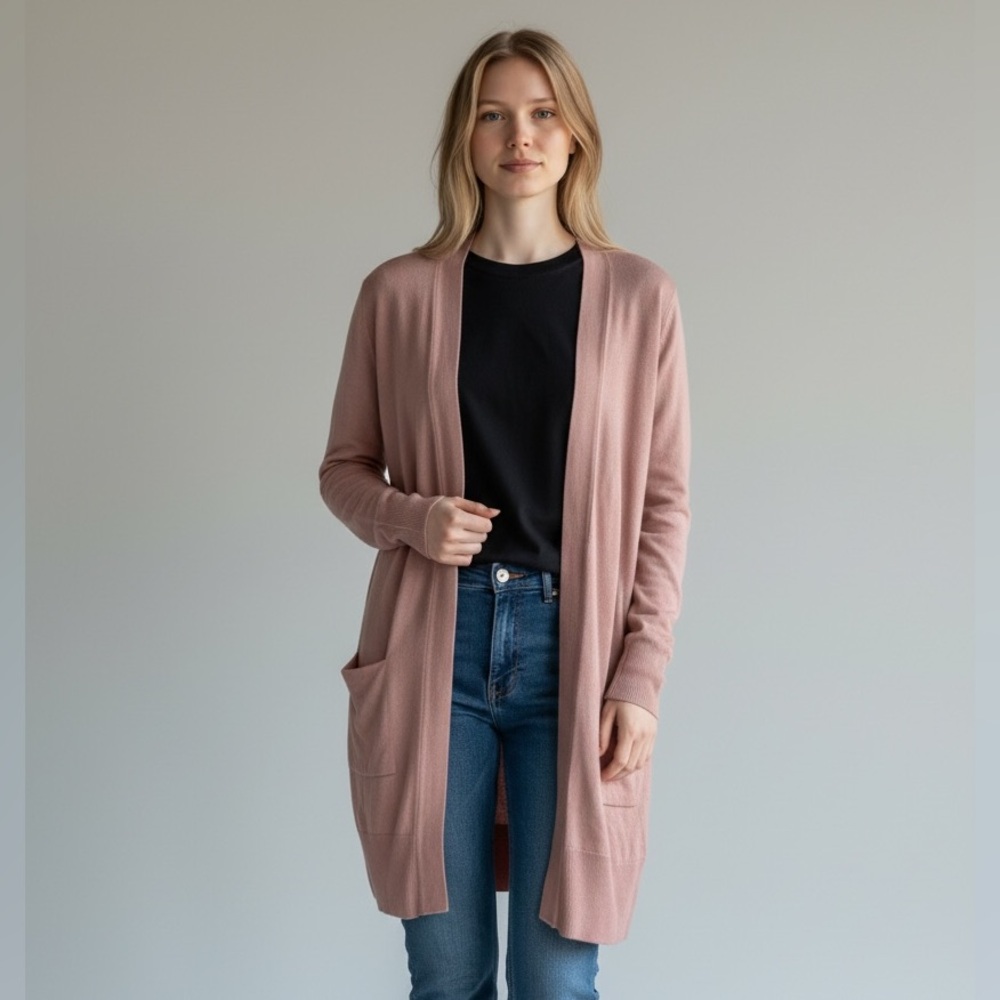 Nordstrom Merino Wool Open Cardigan